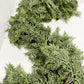 Stretchy Faux Cedar Garland – Full & Lush Real-Touch Holiday Greenery