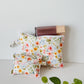 Petal and Posies Medium Zipper Pouch | Handmade Floral Organizer