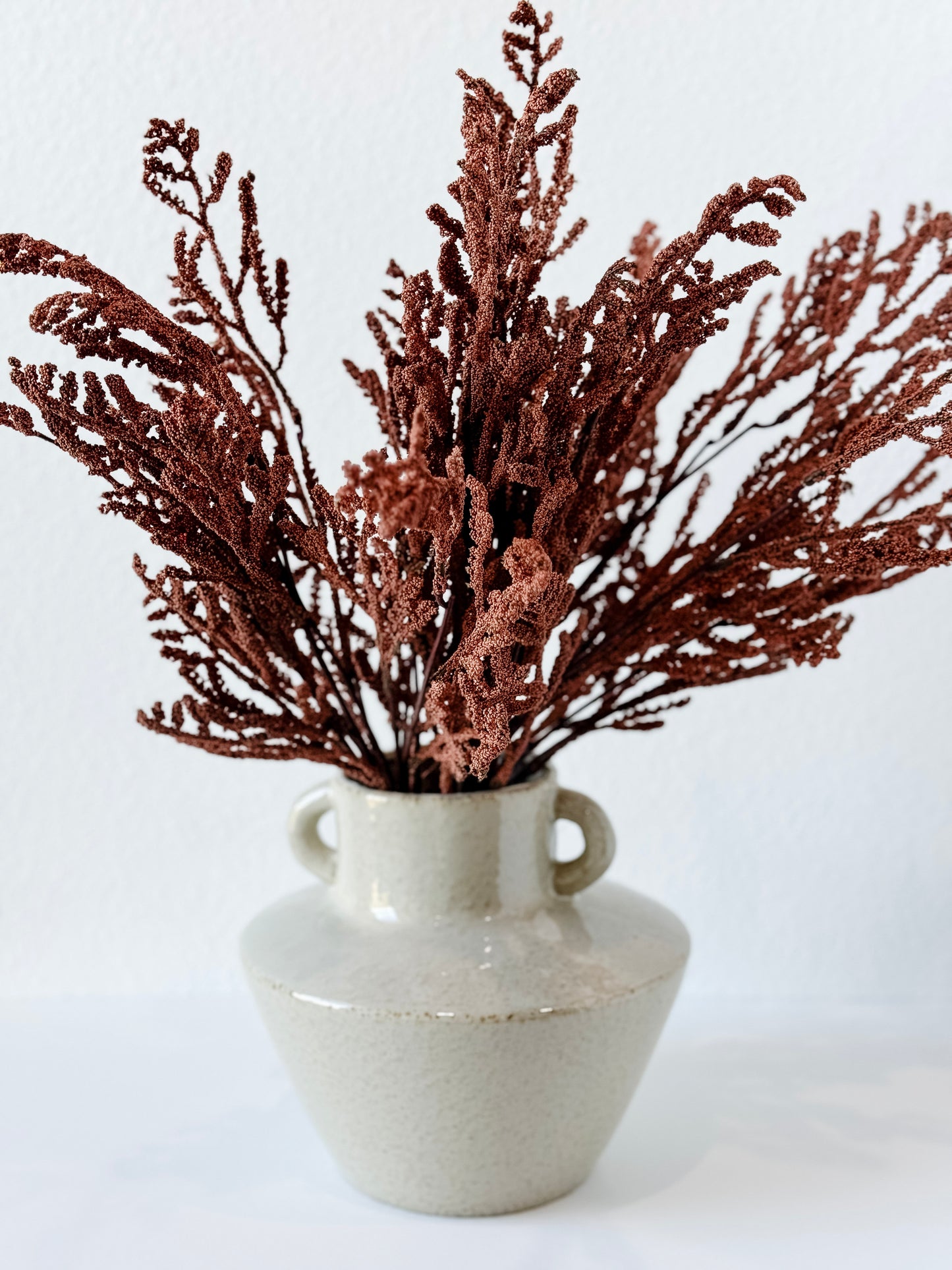 Rust Brown Astilbe Stem – 24” Faux Dried Botanical