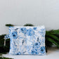 Blue Blossom quilted coin purse