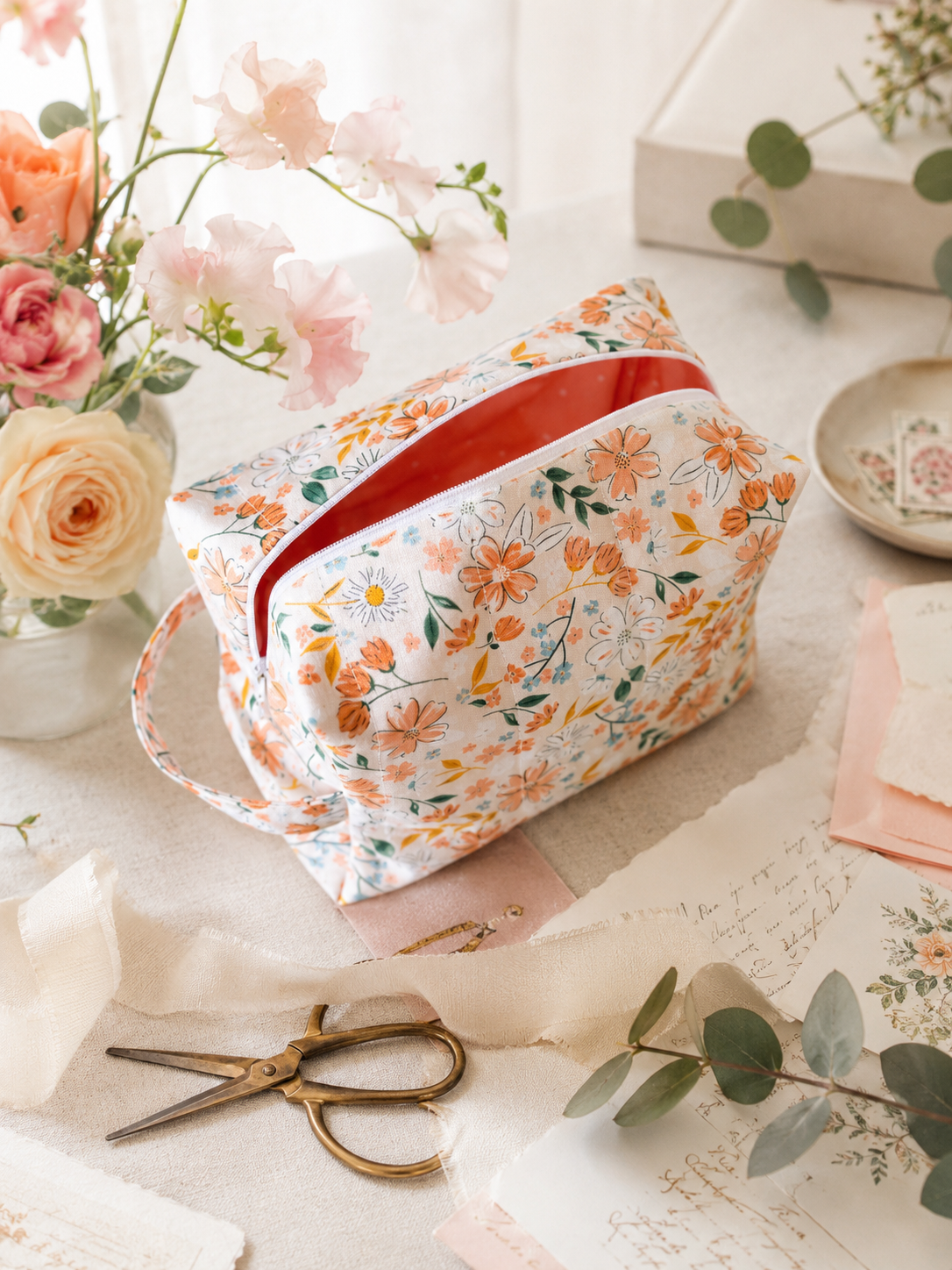 Peach Blossom Quilted Bag Collection – Sew Hailey Said