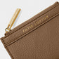 Katie Loxton Cleo Card Holder in Mink vegan leather front view.