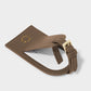 Back view of the Katie Loxton Jet Set Go luggage tag in Taupe showing the concealed personal information card.