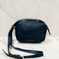 Katie Loxton navy blue crossbody bag with gold hardware 