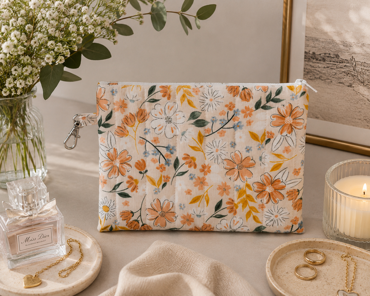 Peach Blossom Quilted Bag Collection – Sew Hailey Said