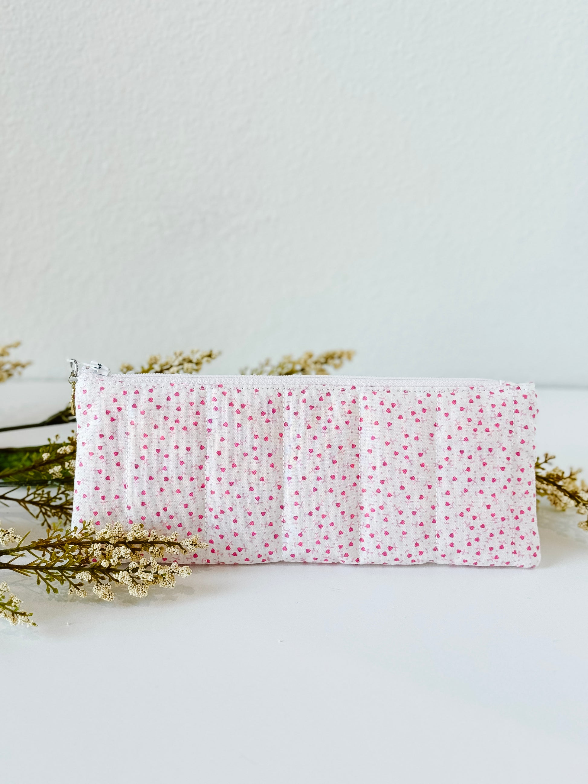 Sew Hailey Said quilted pouch for pens or brushes