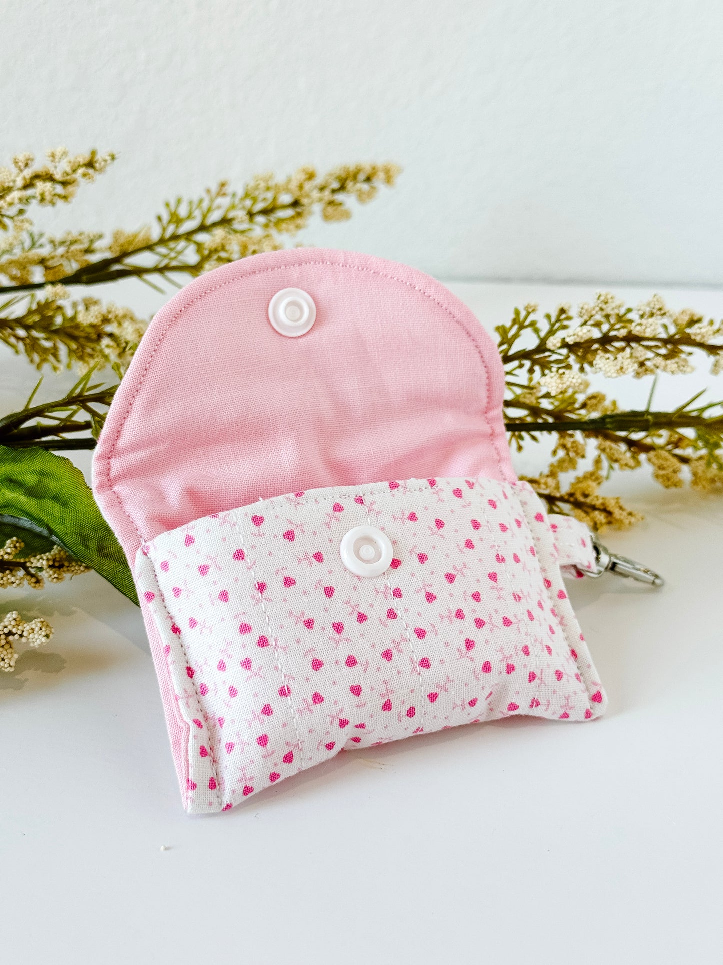 Sew Hailey Said rosebud cotton AirPods holder