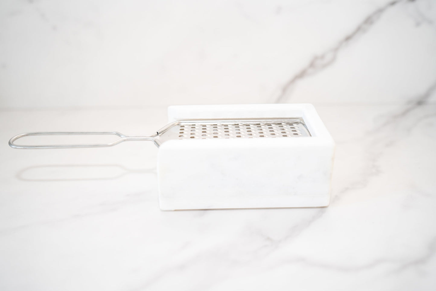 Marble and Stainless Steel Grater