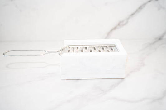 Marble and Stainless Steel Grater