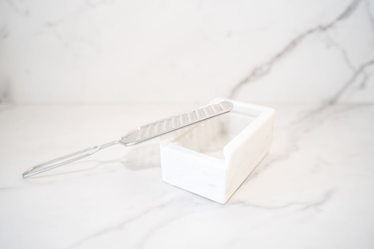 Marble and Stainless Steel Grater