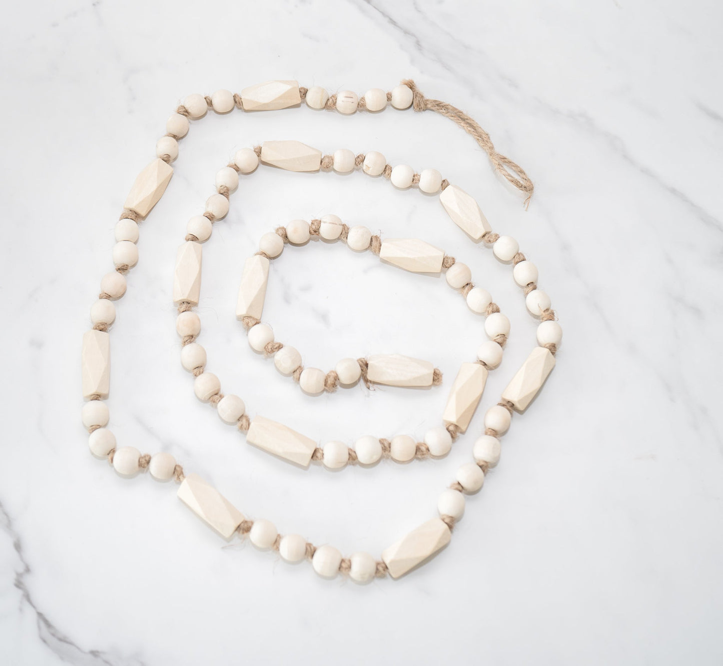 Paulownia Wood Bead Garland