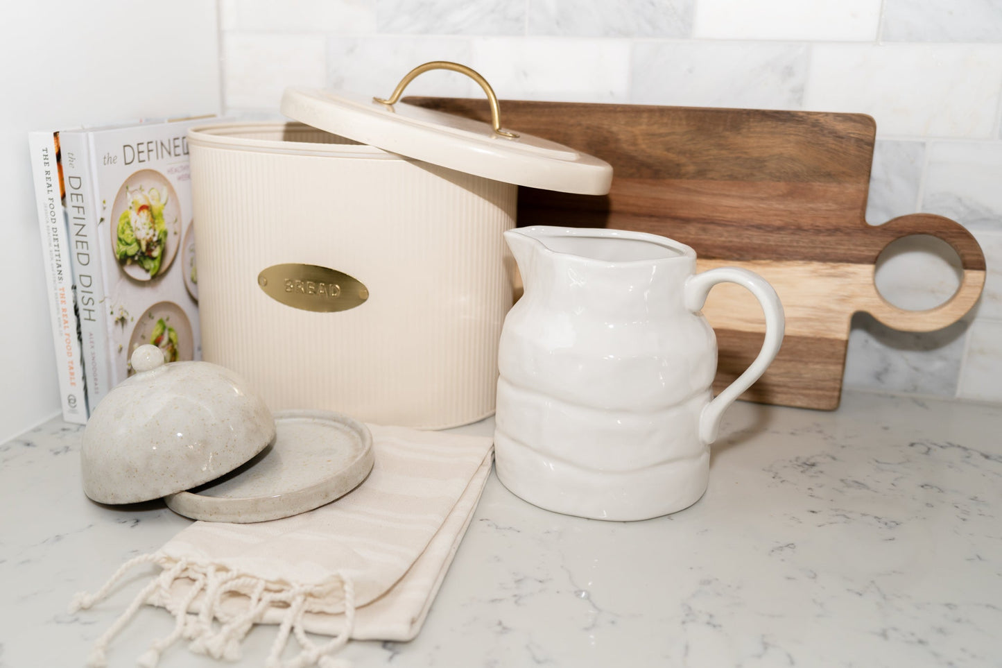 Stoneware Domed Dish with Glaze