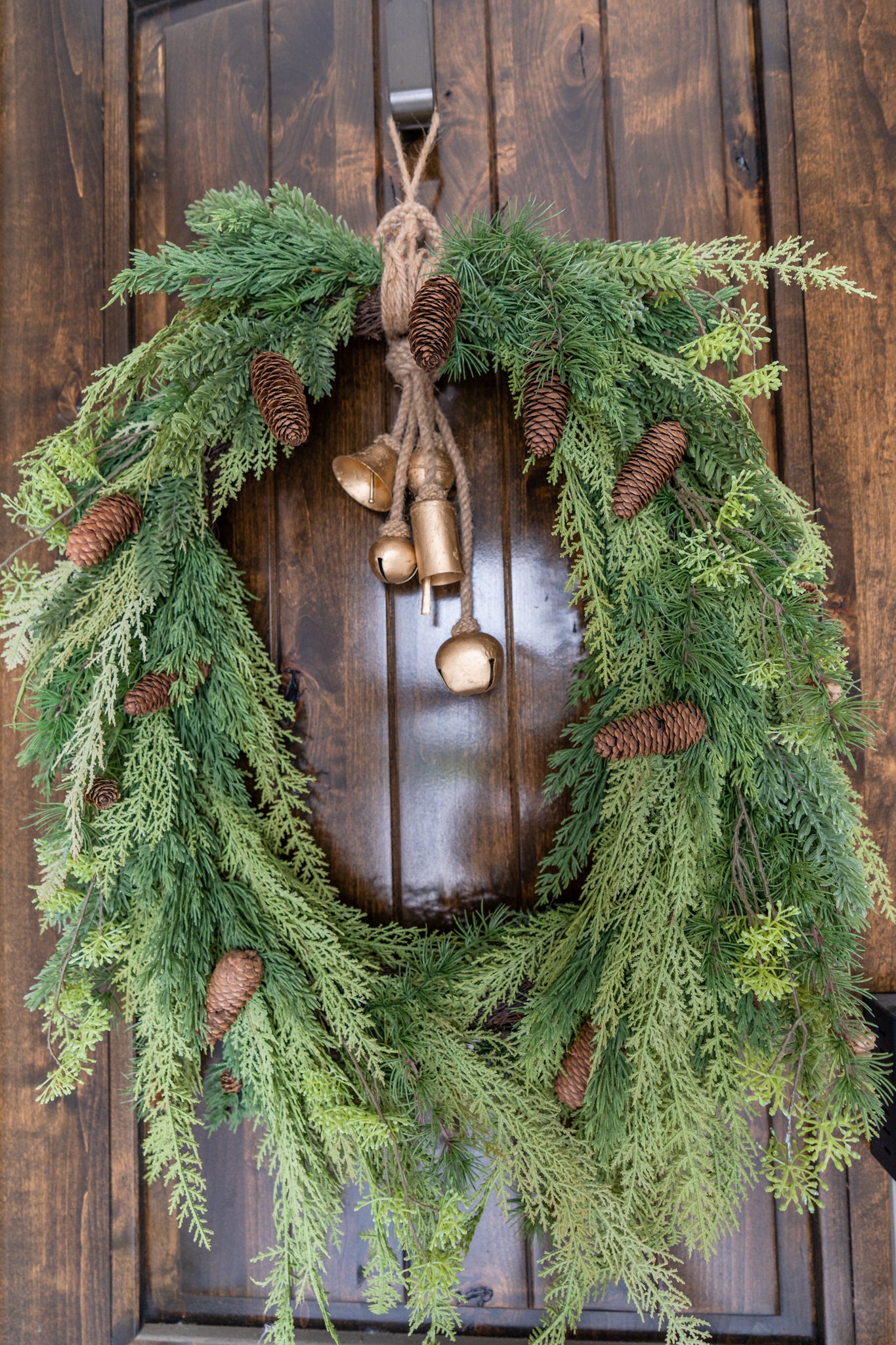 Decorative Metal Bells on Jute Hanger