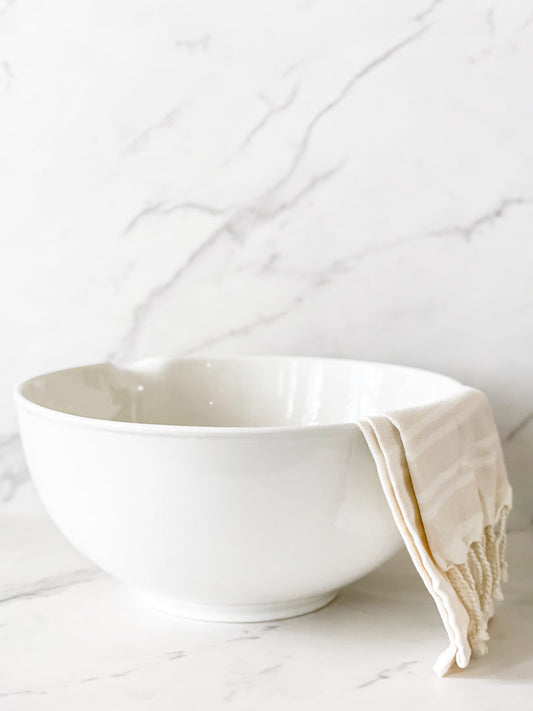 Oversized Stoneware Batter Bowl