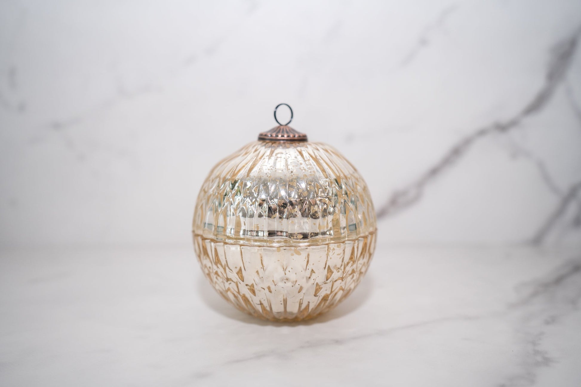 Illume Winter White Mercury Ornament Candle