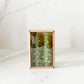 Unscented Tree Shaped Taper Candles Green, Set of 2