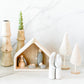 Wood and Cement Nativity, Set of 5