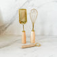 Stainless Steel Whisk with Wood Handle